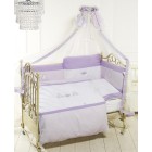 Постельный комплект Feretti Sestetto Long Orsetti Violet/White